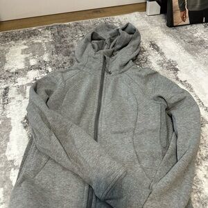 Lululemon Athletica Heather Gray Scuba Sweater